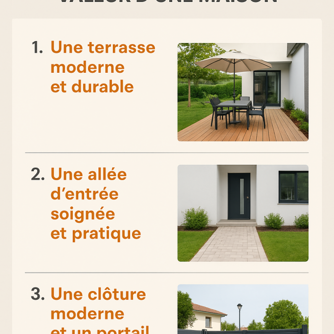 3 am&eacute;nagements ext&eacute;rieurs qui augmentent la valeur d&rsquo;une maison Illzach