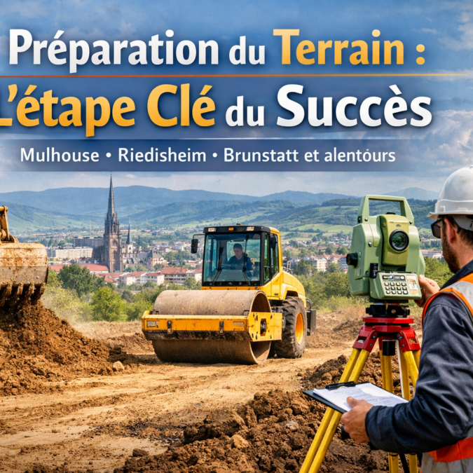 Pourquoi la pr&eacute;paration du terrain est une &eacute;tape cl&eacute; du succ&egrave;s d&rsquo;un chantier &agrave; Mulhouse, Riedisheim, Brunstatt et alentours Cernay
